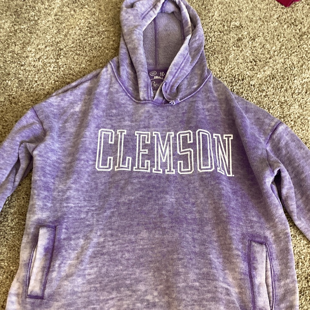 New press box Clemson hoodie